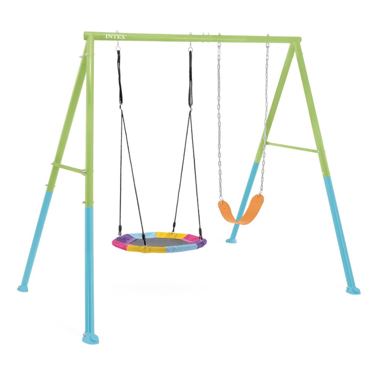 INTEX - Set Columpio de 2 Accesorios Intex  -  Azul