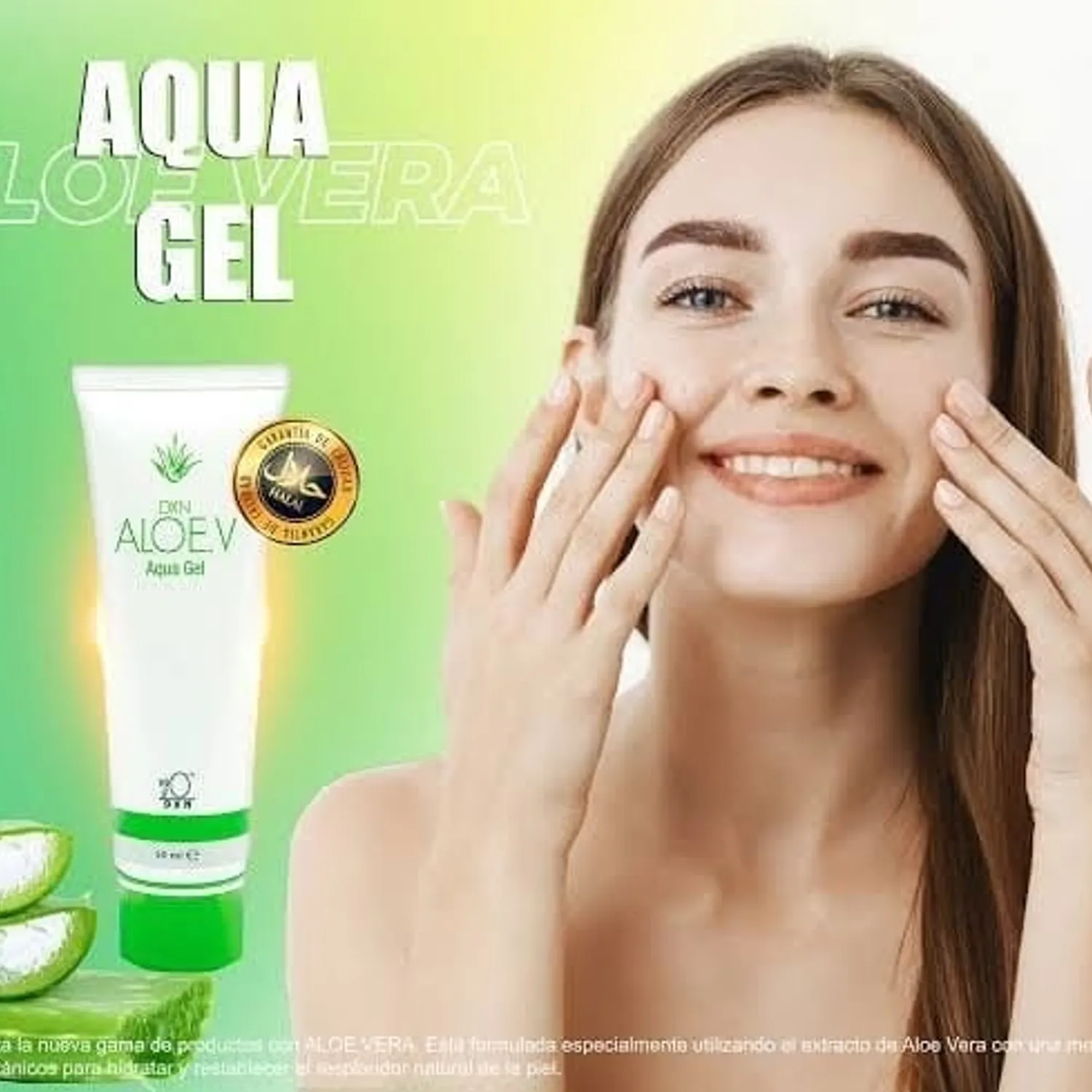 Gel Hidratante Para Cara ALOE VERA - Dxn Aqua Gel 50ml DXN | Falabella Per