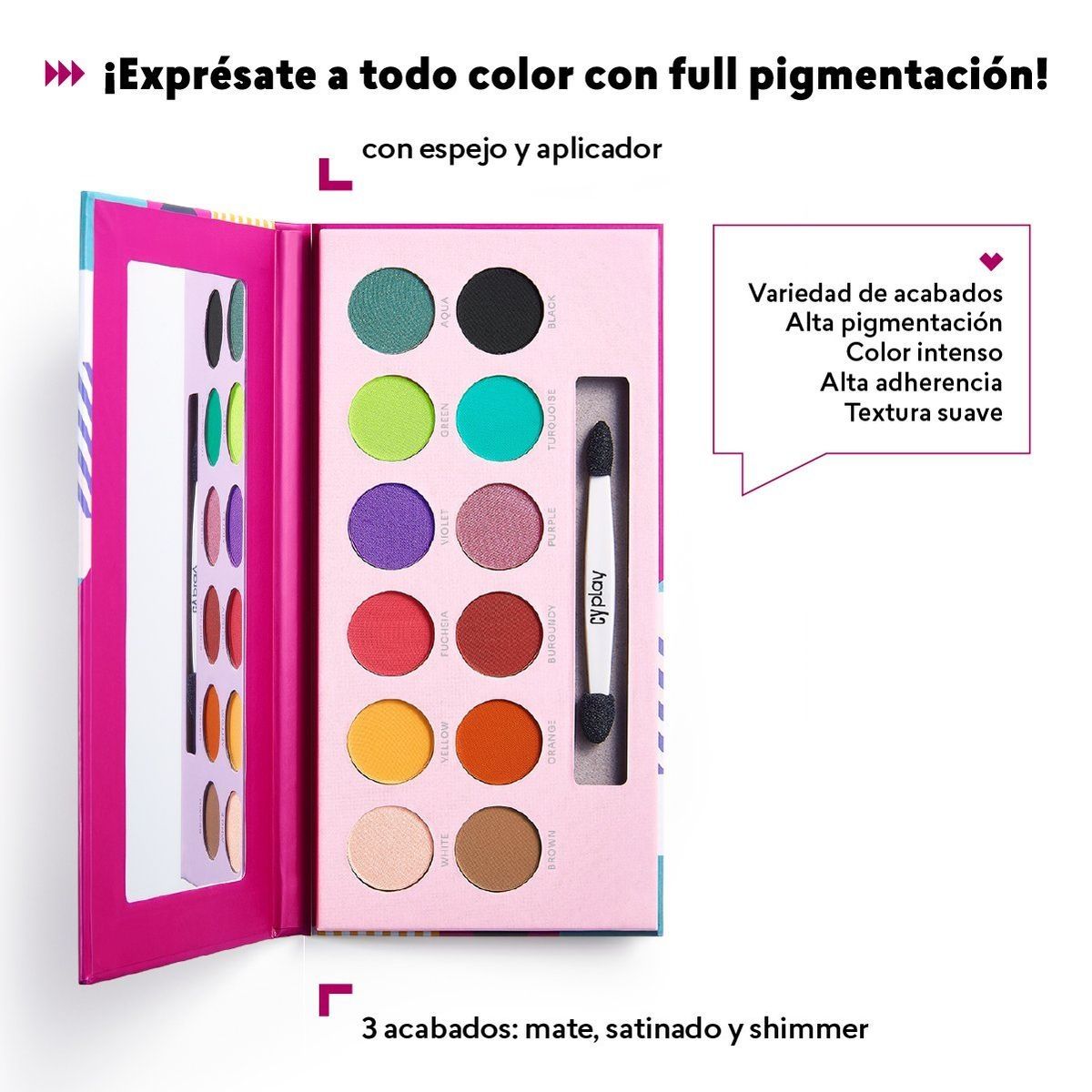CYZONE - Paleta De Sombras 12 colores Twelve O'clock Cyplay Color Fever