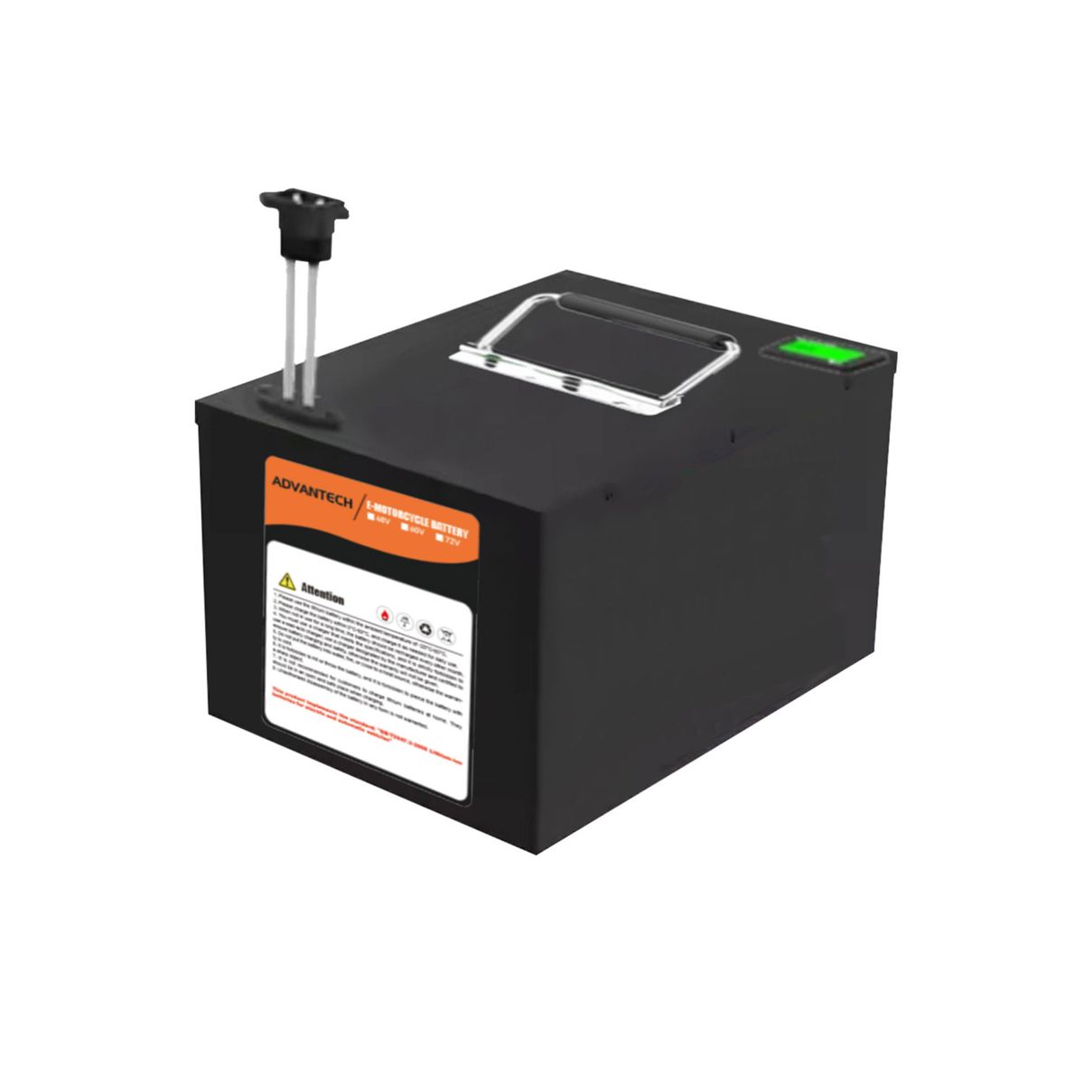 ADVANTECH - Batería Para Moto Eléctrica 48V 20Ah Litio Bluetooth Lcd Hzt