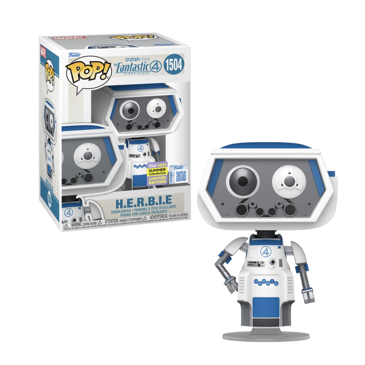 FUNKO - HERBIE Funko Pop 1504 Los 4 Fantasticos Exclusivo 2025