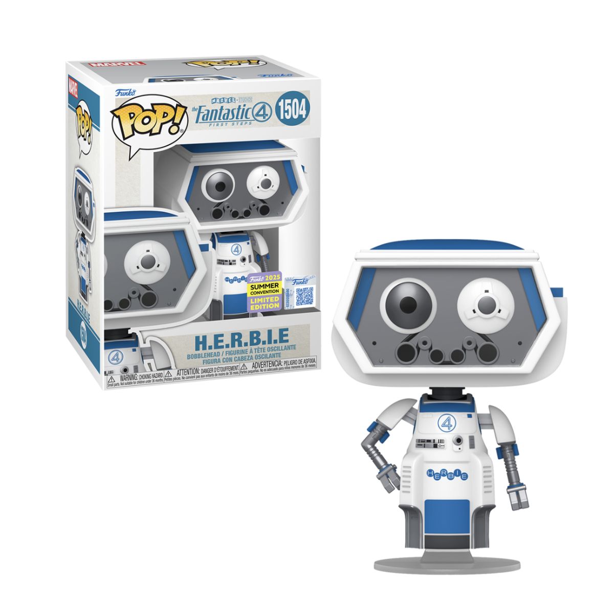 FUNKO - HERBIE Funko Pop 1504 Los 4 Fantasticos Exclusivo 2025