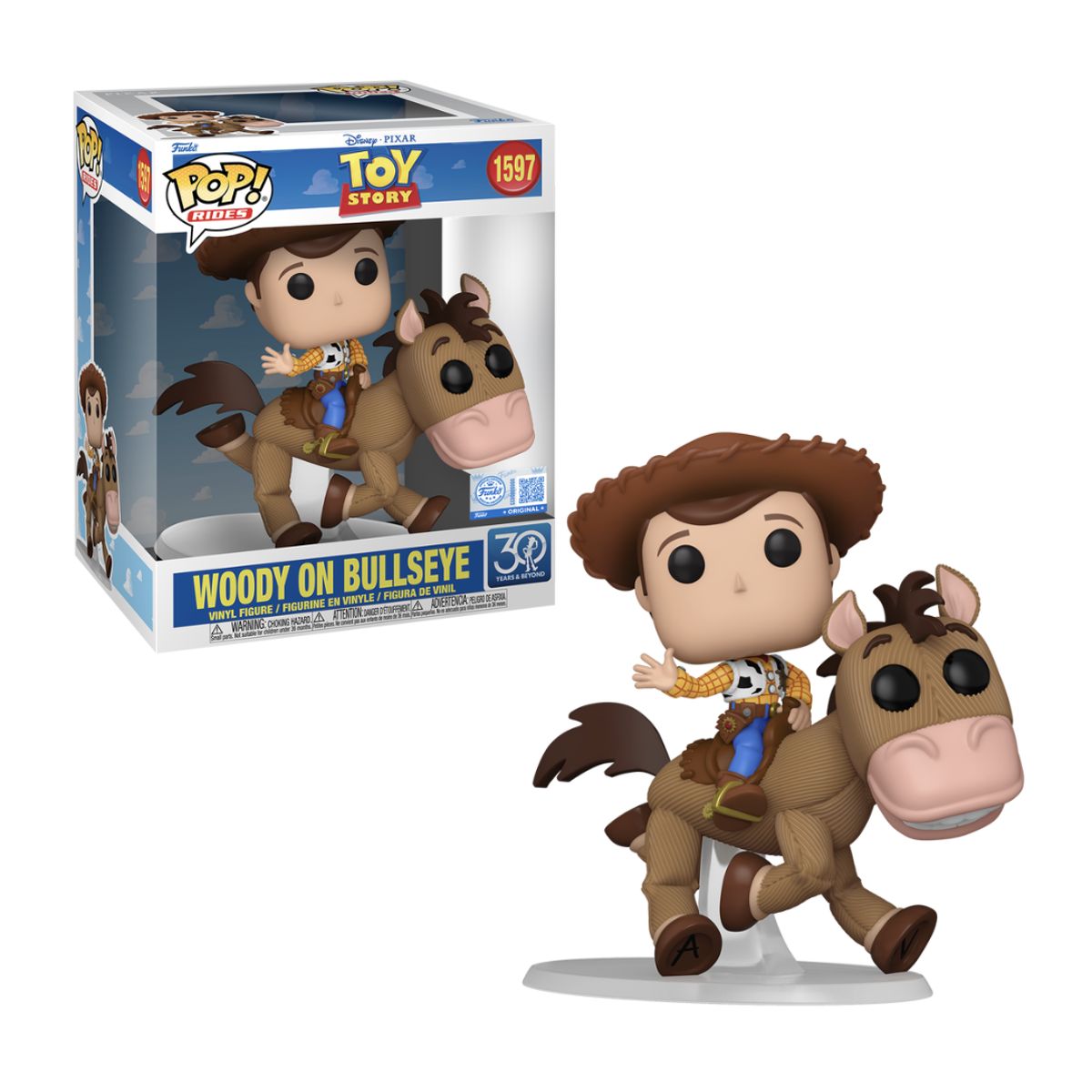 FUNKO - Woody On Bullseye Funko Pop 1597 Toy Story Exclusivo 6 Pul