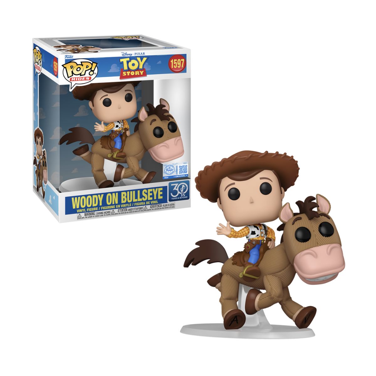 FUNKO - Woody On Bullseye Funko Pop 1597 Toy Story Exclusivo 6 Pul