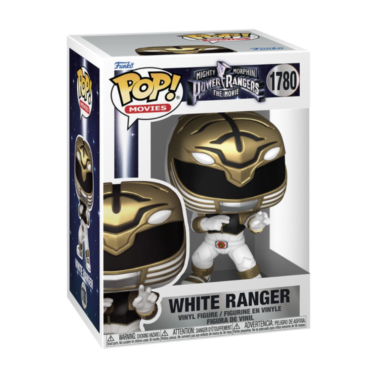 FUNKO - White Ranger Funko Pop 1780 Mighty Morphin Power Rangers