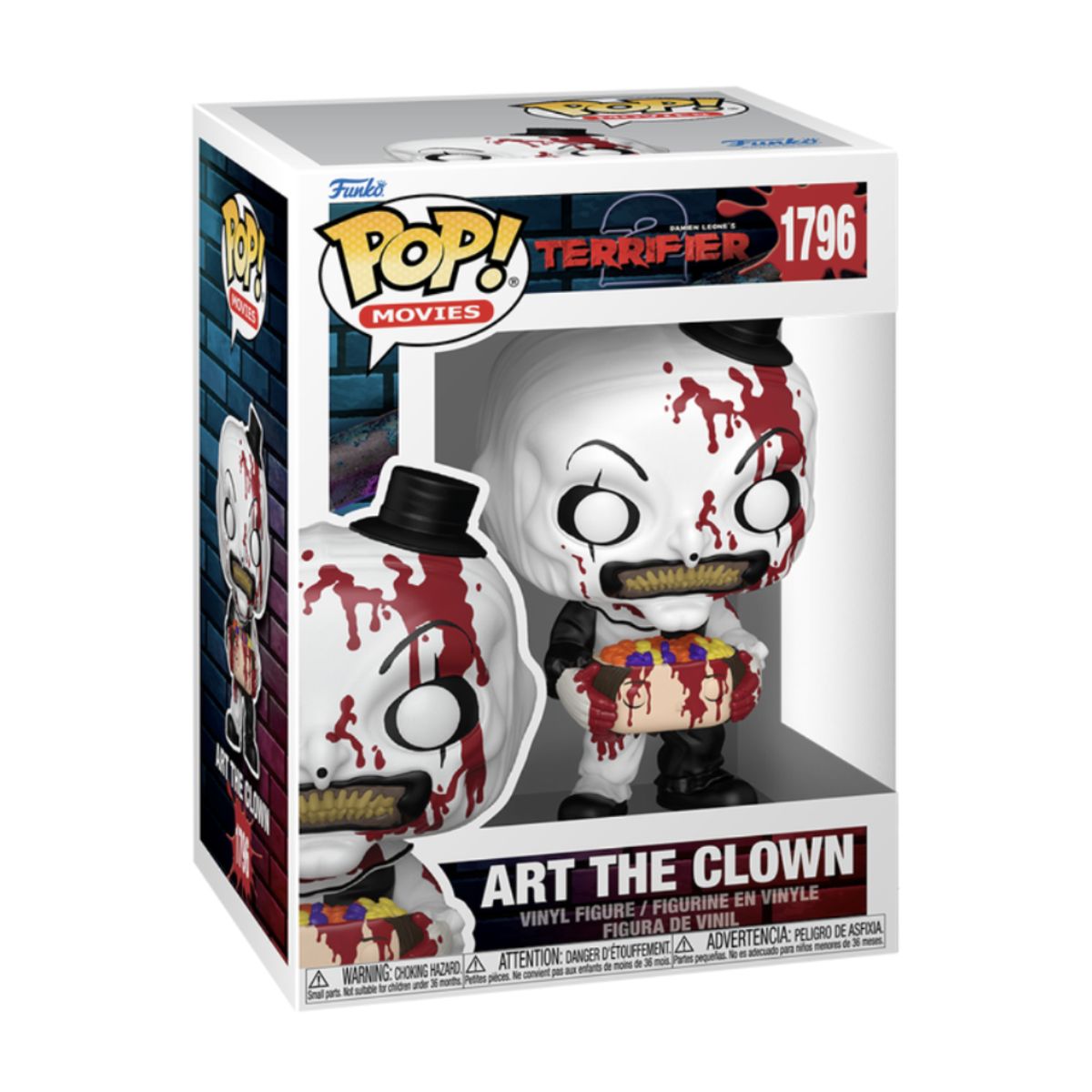 FUNKO - Art the Clown with Head Funko Pop 1796 Terrifier Original