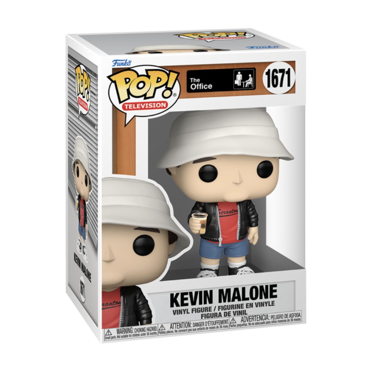 FUNKO - Kevin Malone with Drink Funko Pop 1671 The Office Original