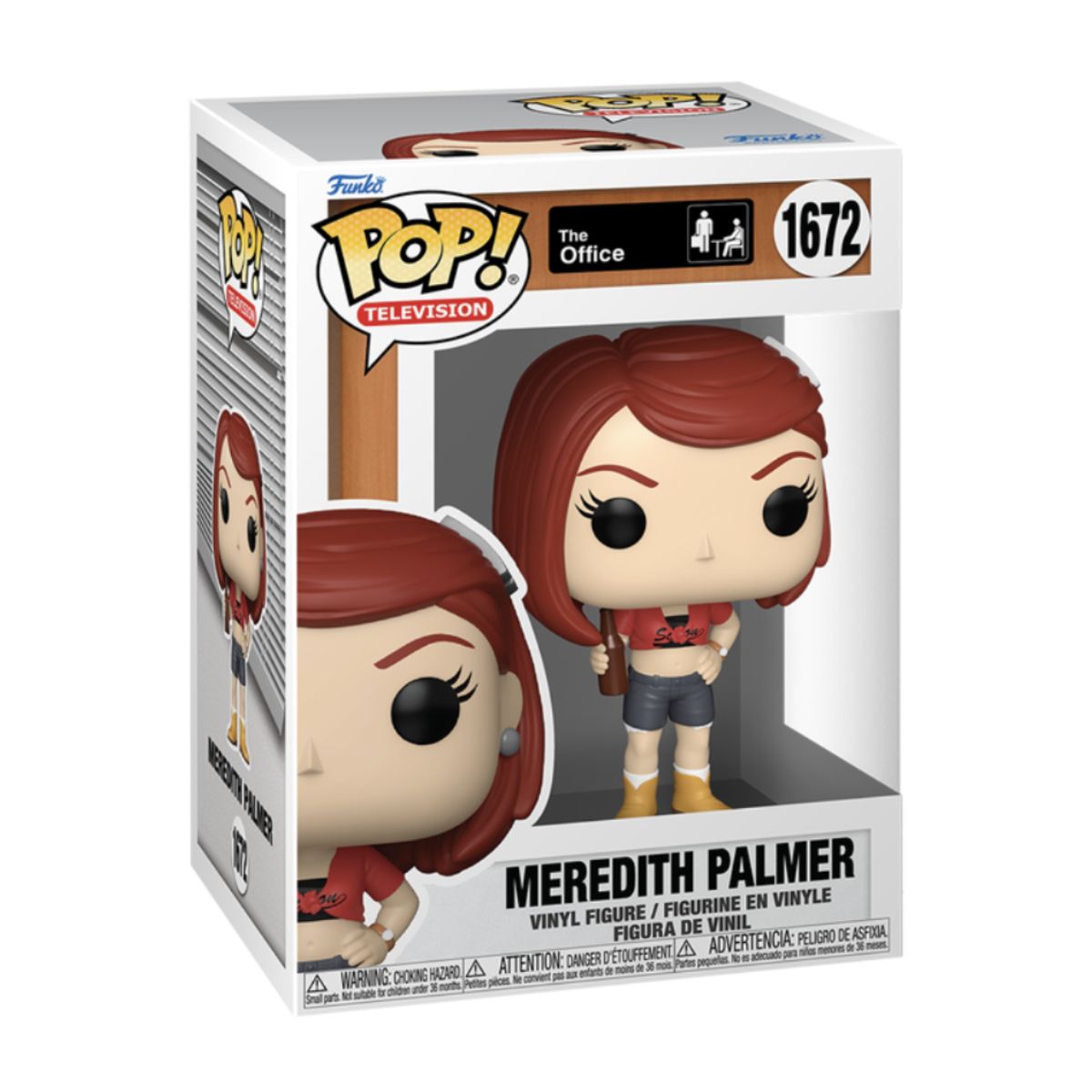 FUNKO - Meredith Palmer with Drink Funko Pop 1672 The Office Original