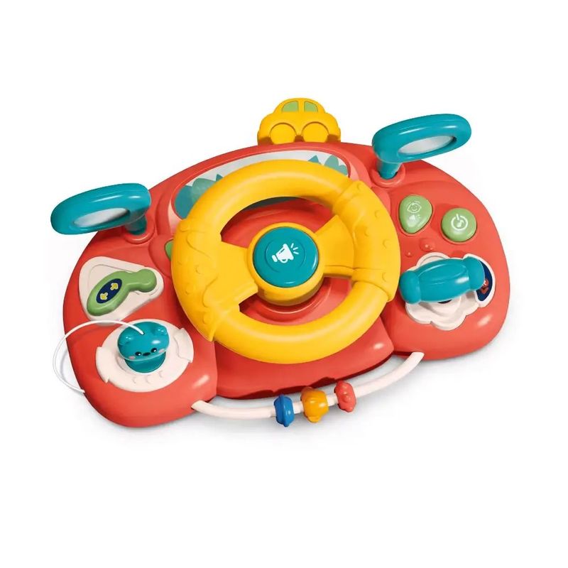 GENERICO - TIMÓN MUSICAL INFANTIL - ROJO