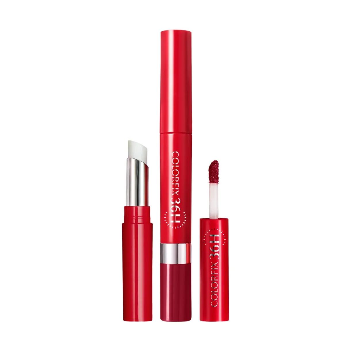 ESIKA - Labial COLORFIX Duo Tattoo 36h - Rojo Mezcal