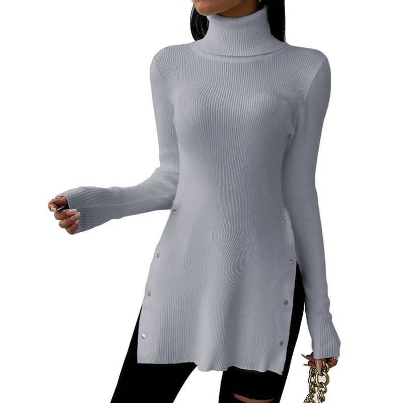 GENERICO - Cafarena Manga Larga Broche Rib Sand Fab-18 Color Melange