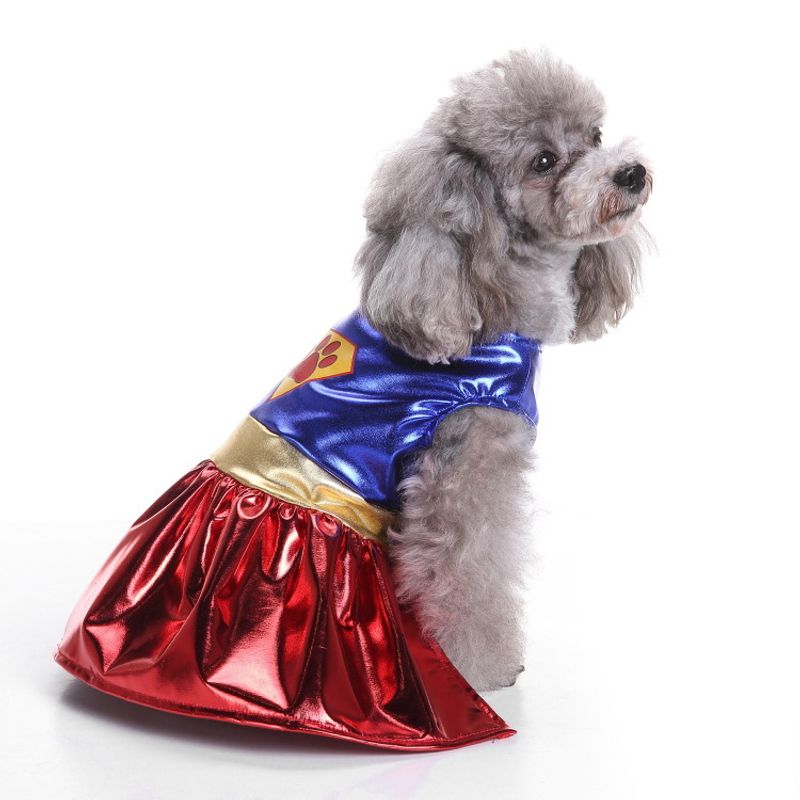 DANWEILE - Falda Super Paw para disfraz de Halloween de perro -Talla XL