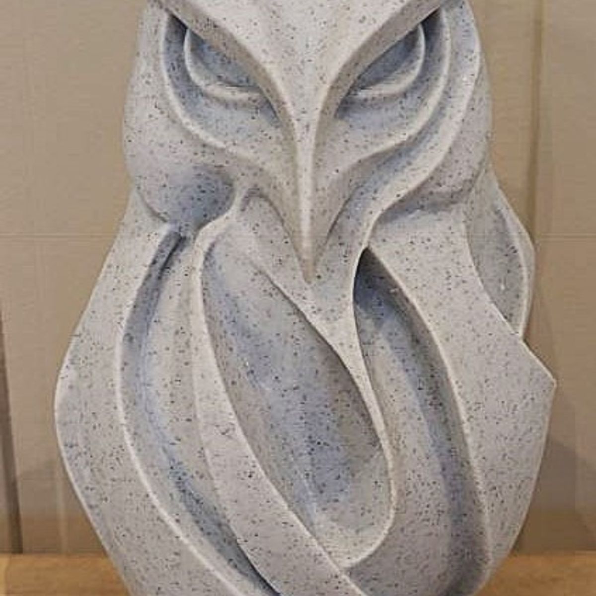 GENERICO - ADORNO EXCLUSIVO BUHO GRANITO 23cm x 14cm x14cm