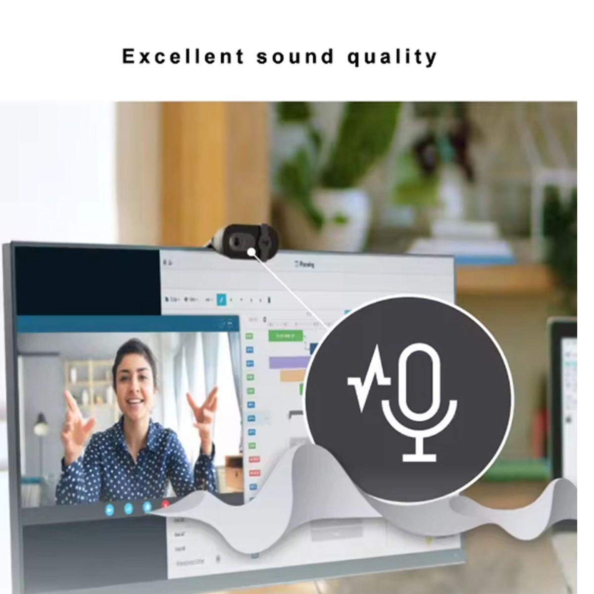 LOGITECH - Webcam Logitech Brio 90 Stream Full HD 1080p USB Rosa