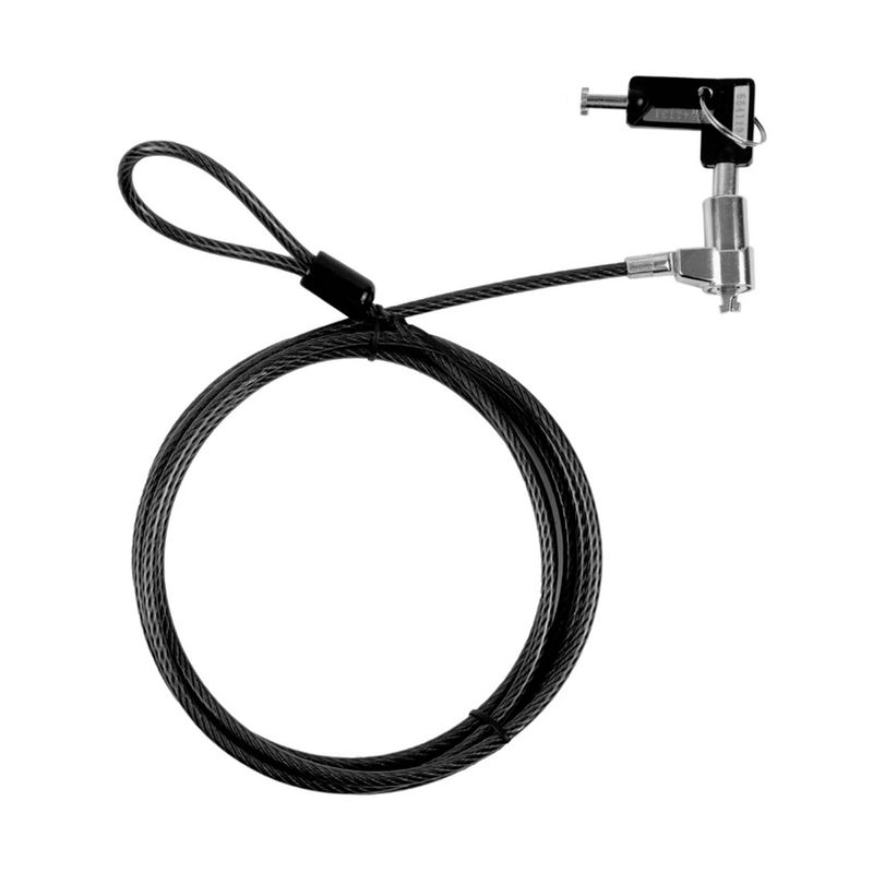 GENERICO - CABLE DE SEGURIDAD GLIXCO PARA LAPTOP CON LLAVE CODIFICADA PNLCK803