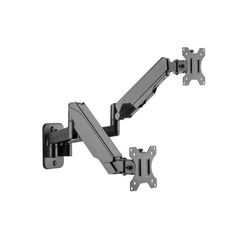 BRATECK - RACK SOPORTE BRATECK DOBLE BRAZO DE PARED CON GAS SPRING 32P PN DA31