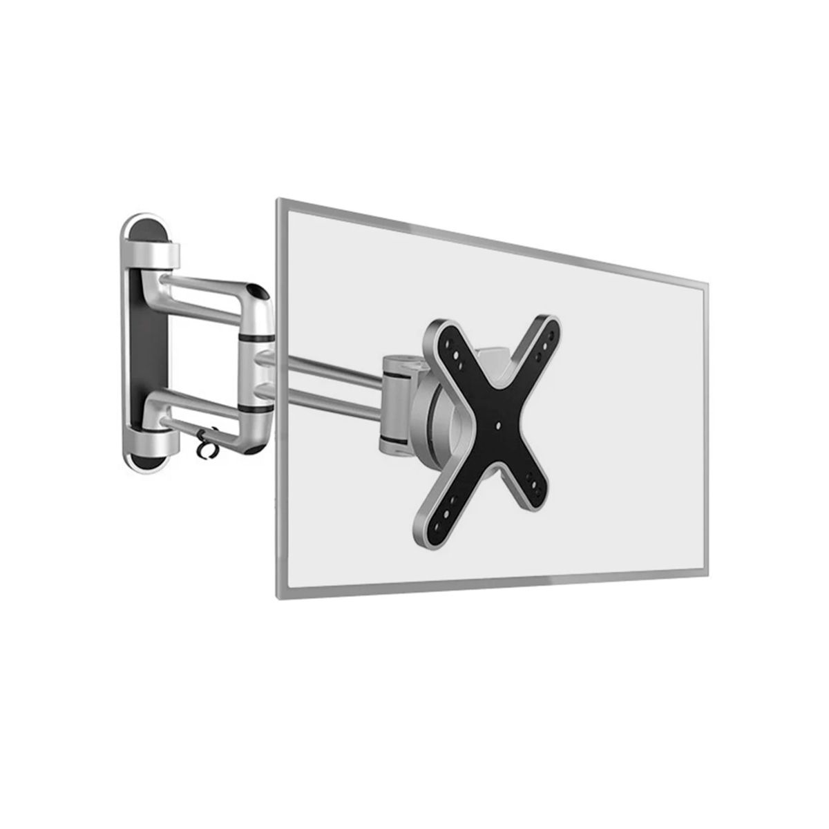 GENERICO - RACK SOPORTE GIRATORIO DE PARED PARA MONITOR 13 A 27 PULG PN ELG100