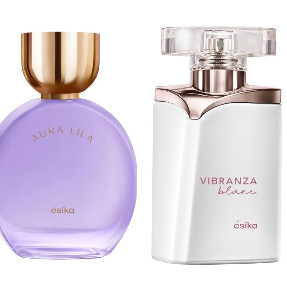 ESIKA - Perfume Vibranza Blanc + Aura Lila Esika