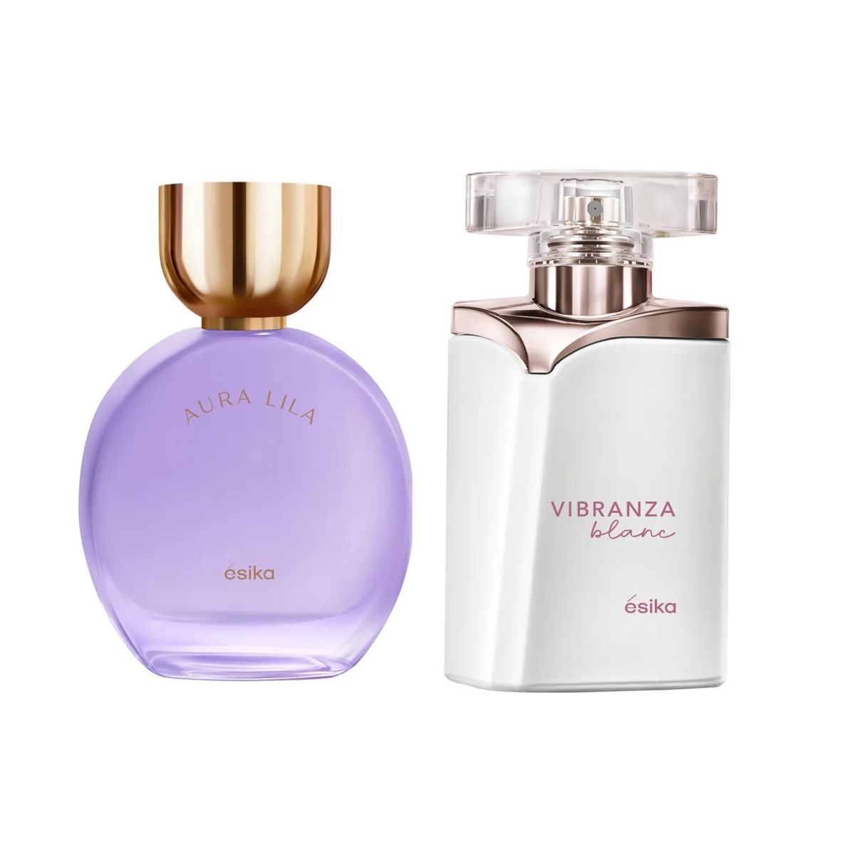 ESIKA - Perfume Vibranza Blanc + Aura Lila Esika