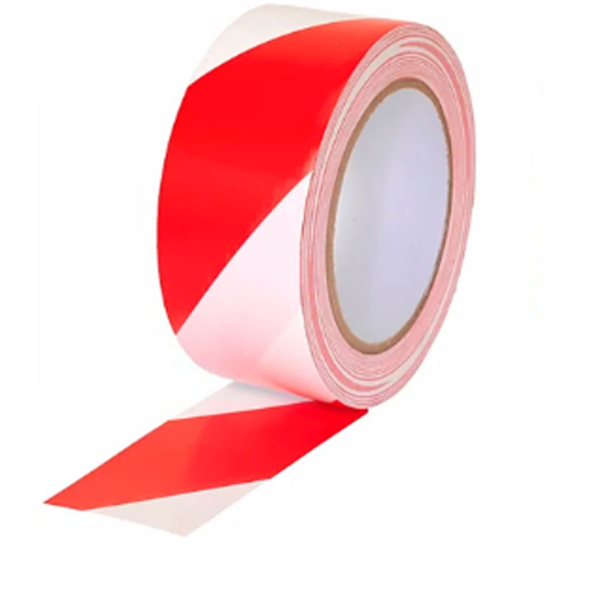 GENERICO - CINTA DELIMITADORA O SEÑALIZADORA INDUSTRIAL DE 5cm x33m BLANCO CON ROJO