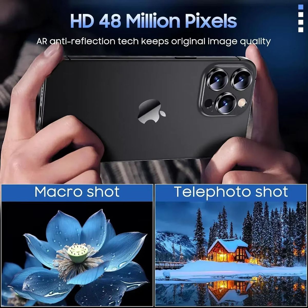 GENERICO - PROTECTOR DE CAMARA IPHONE 16 PRO MAX  - 16 PRO BLACK