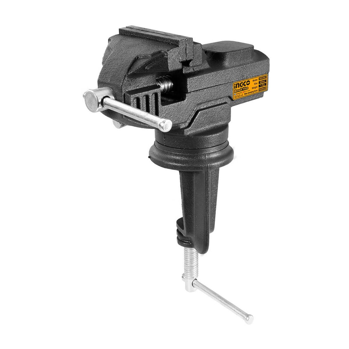 INGCO TOOLS - Tornillo Morza De Banco Giratorio 60mm Cyunque Ingco Hbv082