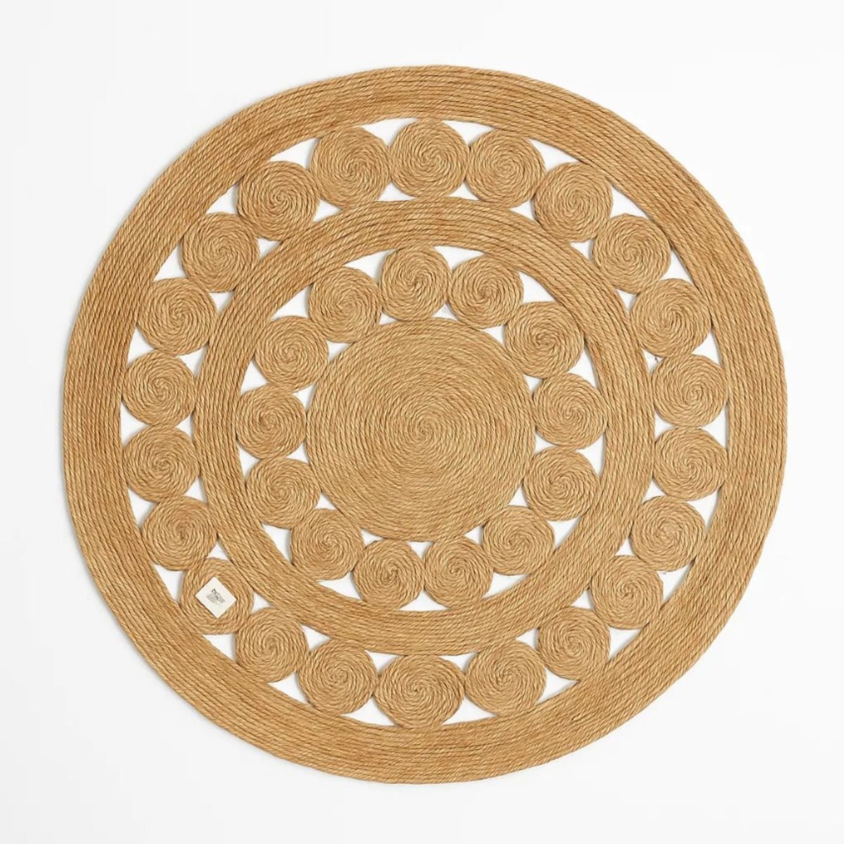 GENERICO - Alfombra Redonda Esencia de Fibra Natural Esencia 120 cm – Zalmohadas