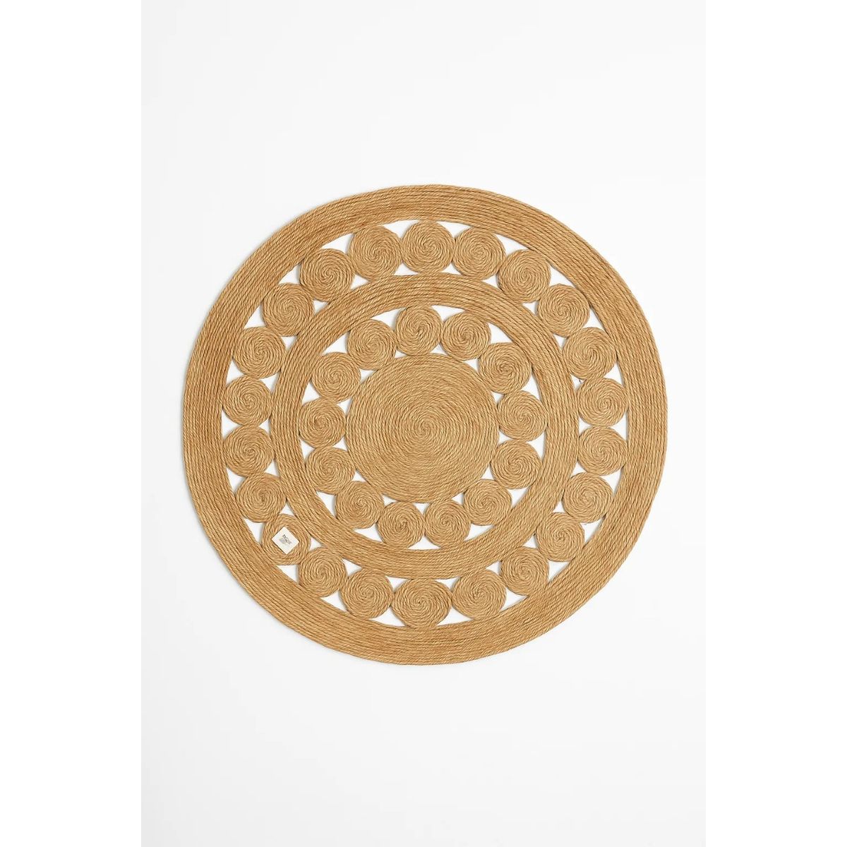 GENERICO - Alfombra Redonda Esencia de Fibra Natural Esencia 120 cm – Zalmohadas