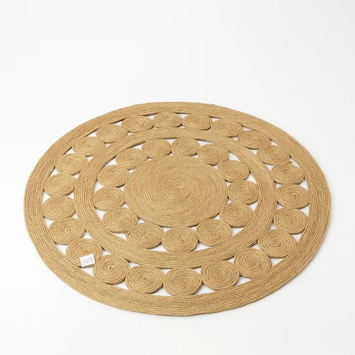 GENERICO - Alfombra Redonda Esencia de Fibra Natural Esencia 120 cm – Zalmohadas