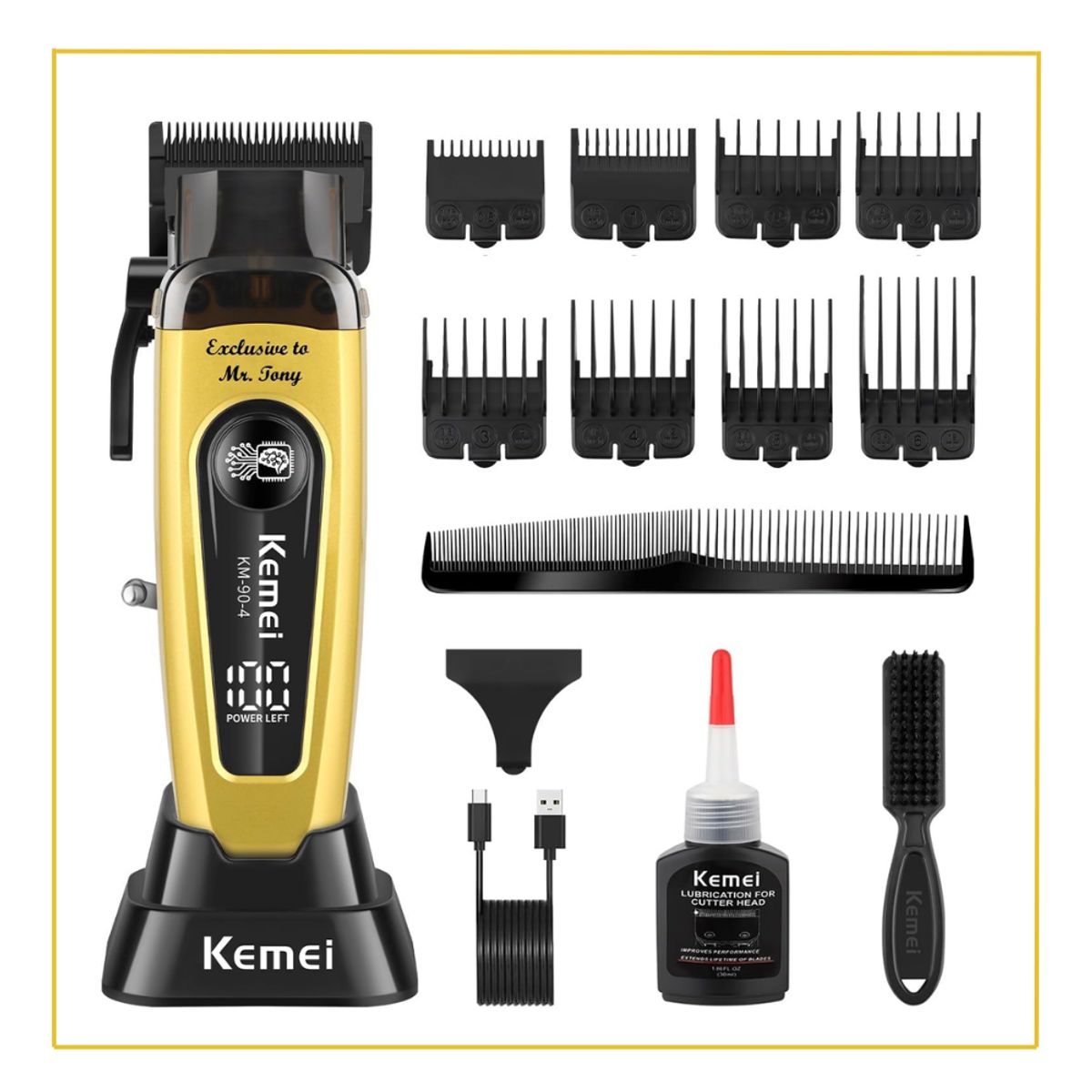 GENERICO - Máquina de Cortar Cabello KEMEI KM-90-4