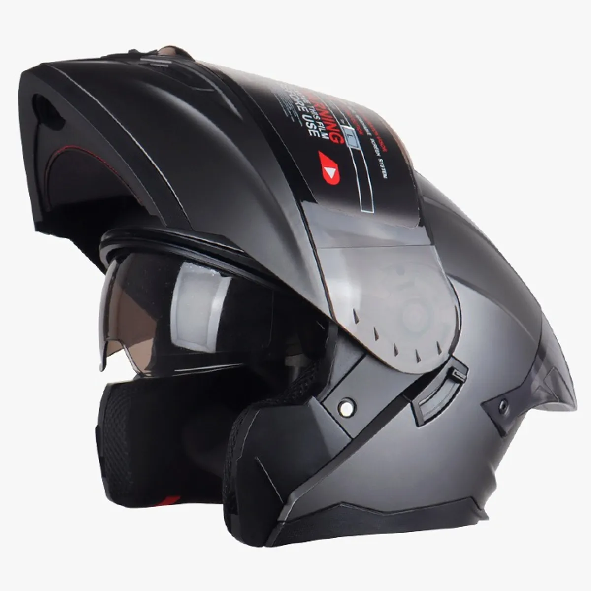 GENERICO - CASCO HOKEN HK3 FF916 GRAFITO MATE ABATIBLE VISOR OSCURO