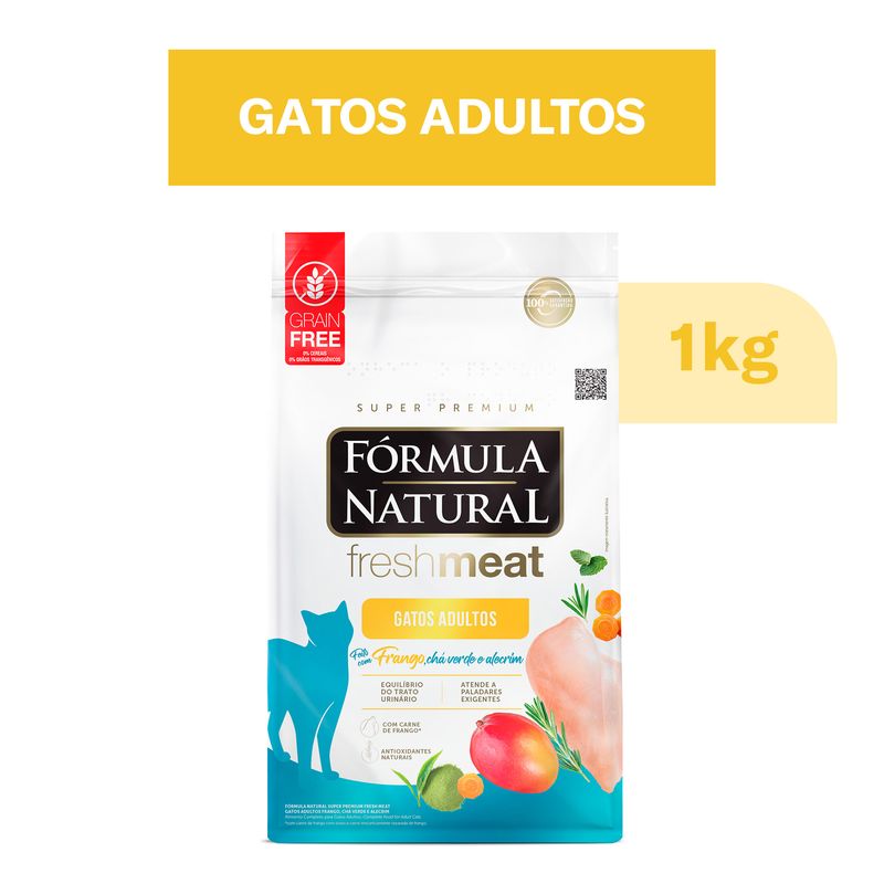 AGROVET - ALIMENTO PARA GATOS ADULTOS DE POLLO FORMULA NATURAL X 1 KG
