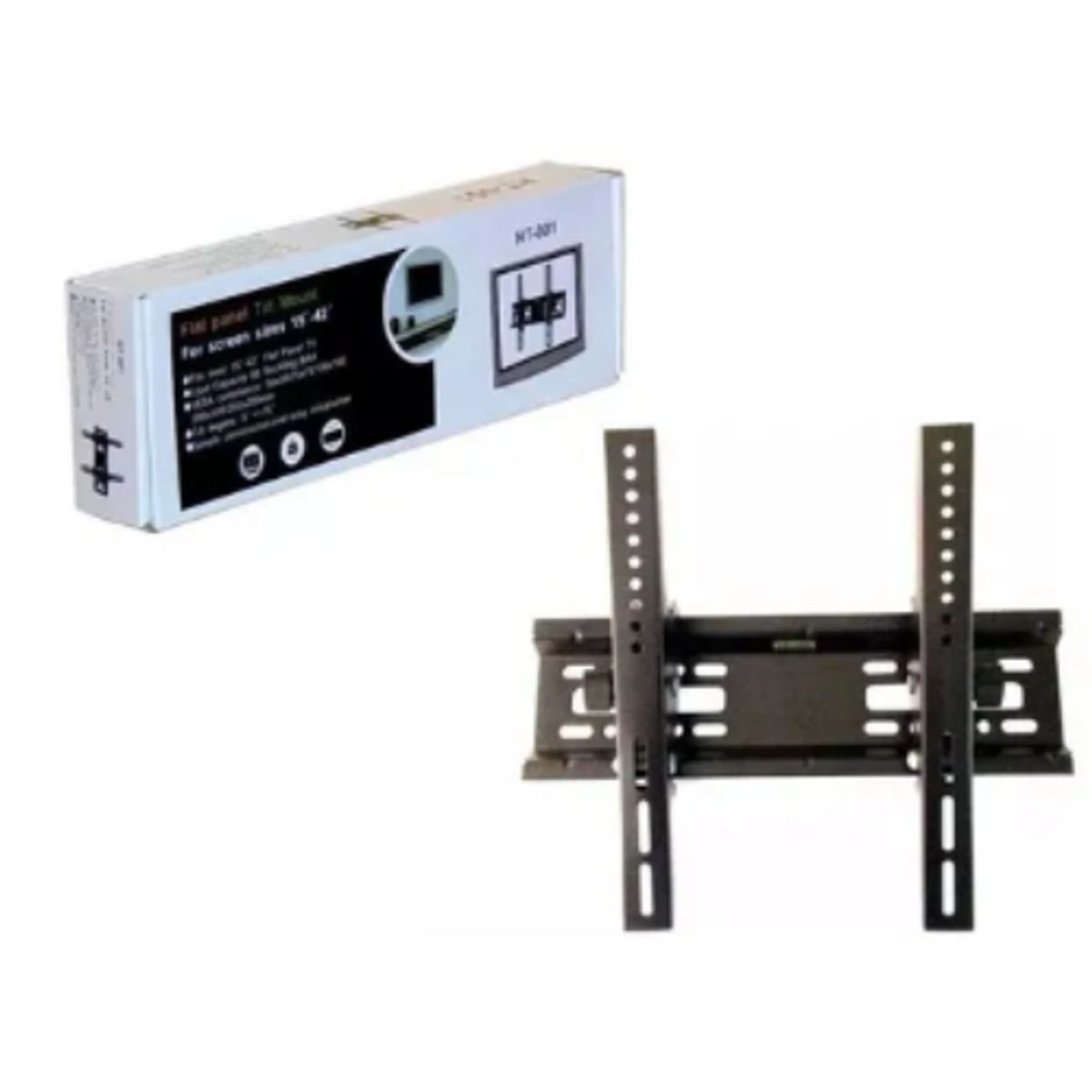 GENERICO - Rack Soporte Tv Lcd Led Smart 15 a 42 Pulgadas Base Reclinable HT-001