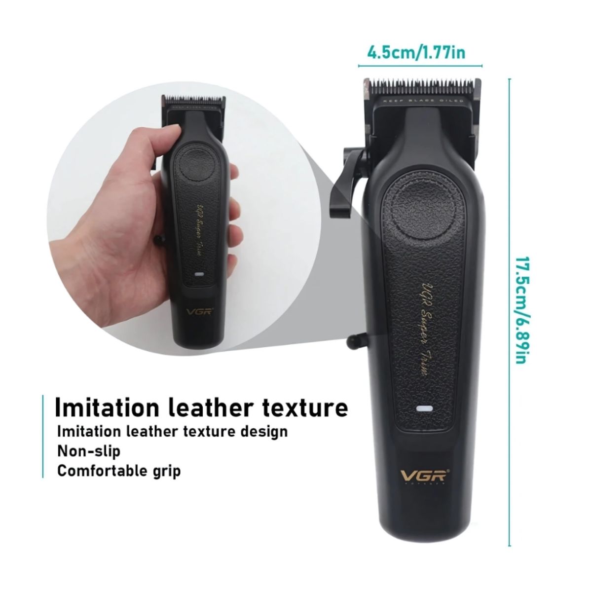Combo Barber VGR Trimmer + Clipper V-197&995, marca GENERICO - Foto 2