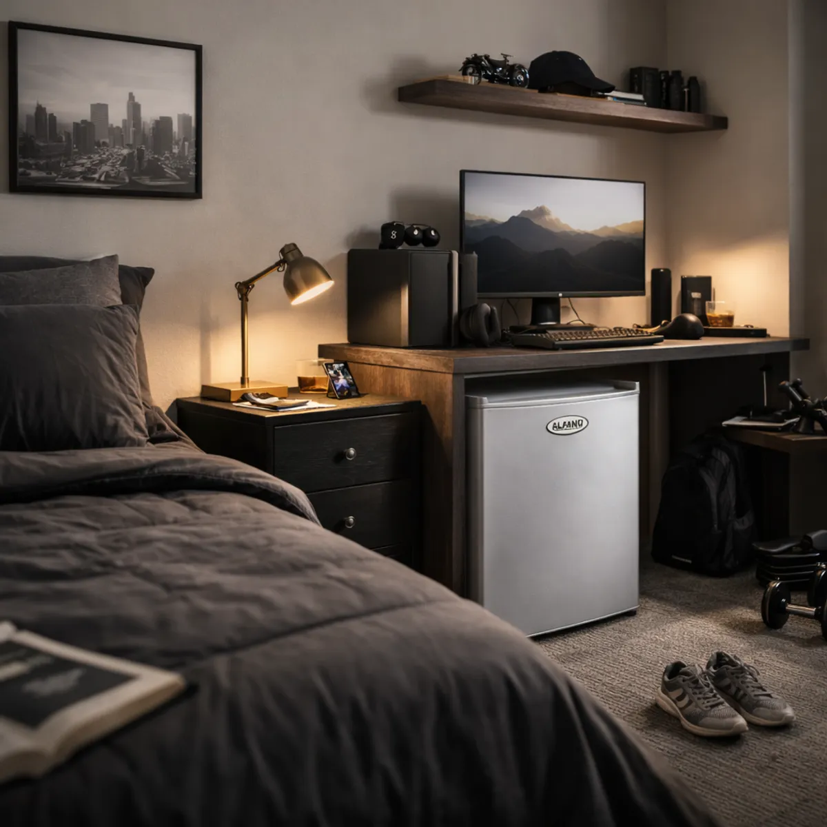 ALFANO - Frigobar ALFANO 91Litros 41dB 84cm Modelo BC96ODS Color Gris