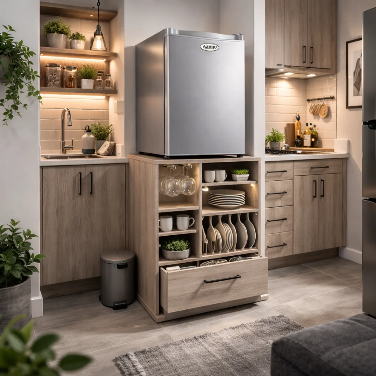 ALFANO - Frigobar ALFANO 91Litros 41dB 84cm Modelo BC96ODS Color Gris