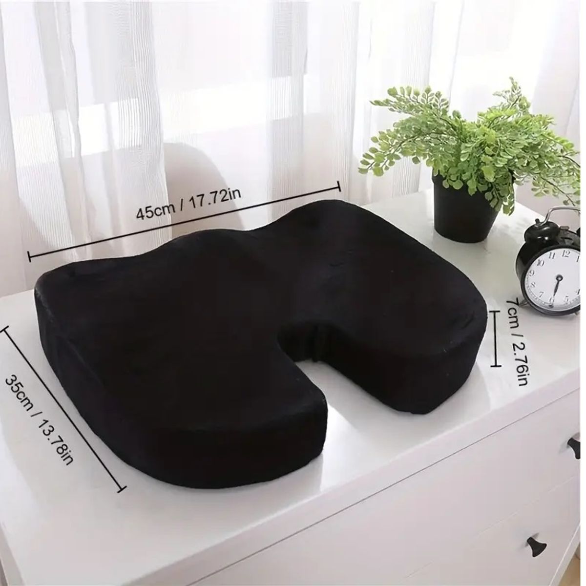 OEM - DUO Cojín De Asiento con Gel Y Almohada De Soporte Lumbar Coche Oficin