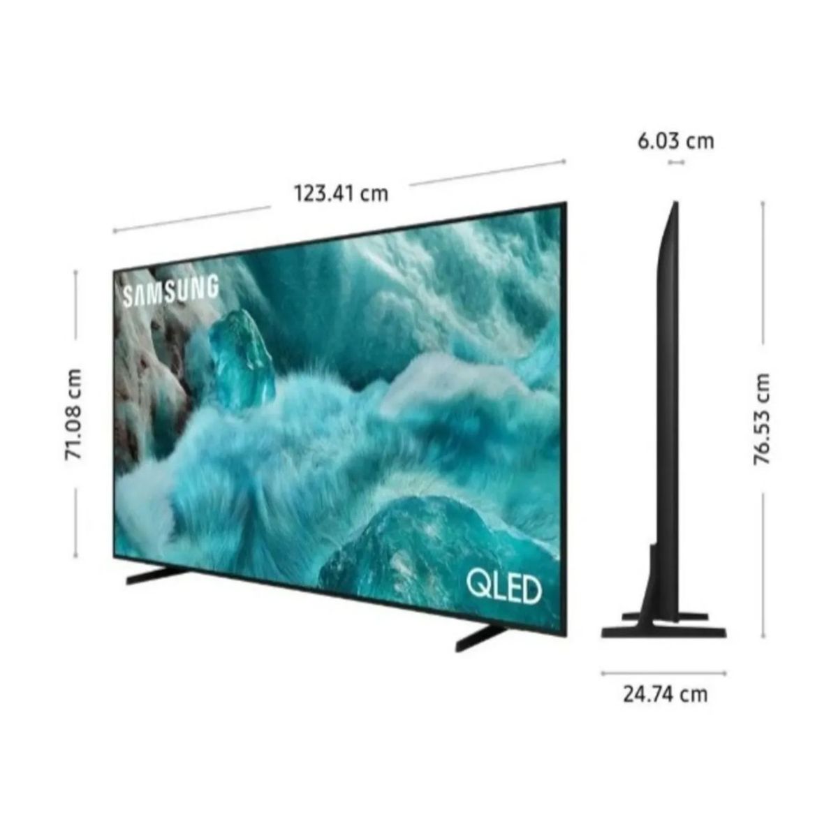 SAMSUNG - TELEVISOR SAMSUNG 55’’ QLED QN55Q7FAAG SMART UHD 4K VISION AI