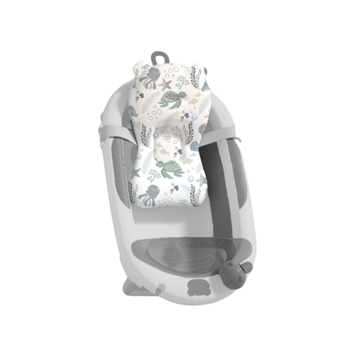 BABY CAM - Tina de baño para bebé aquabu baby cam gris