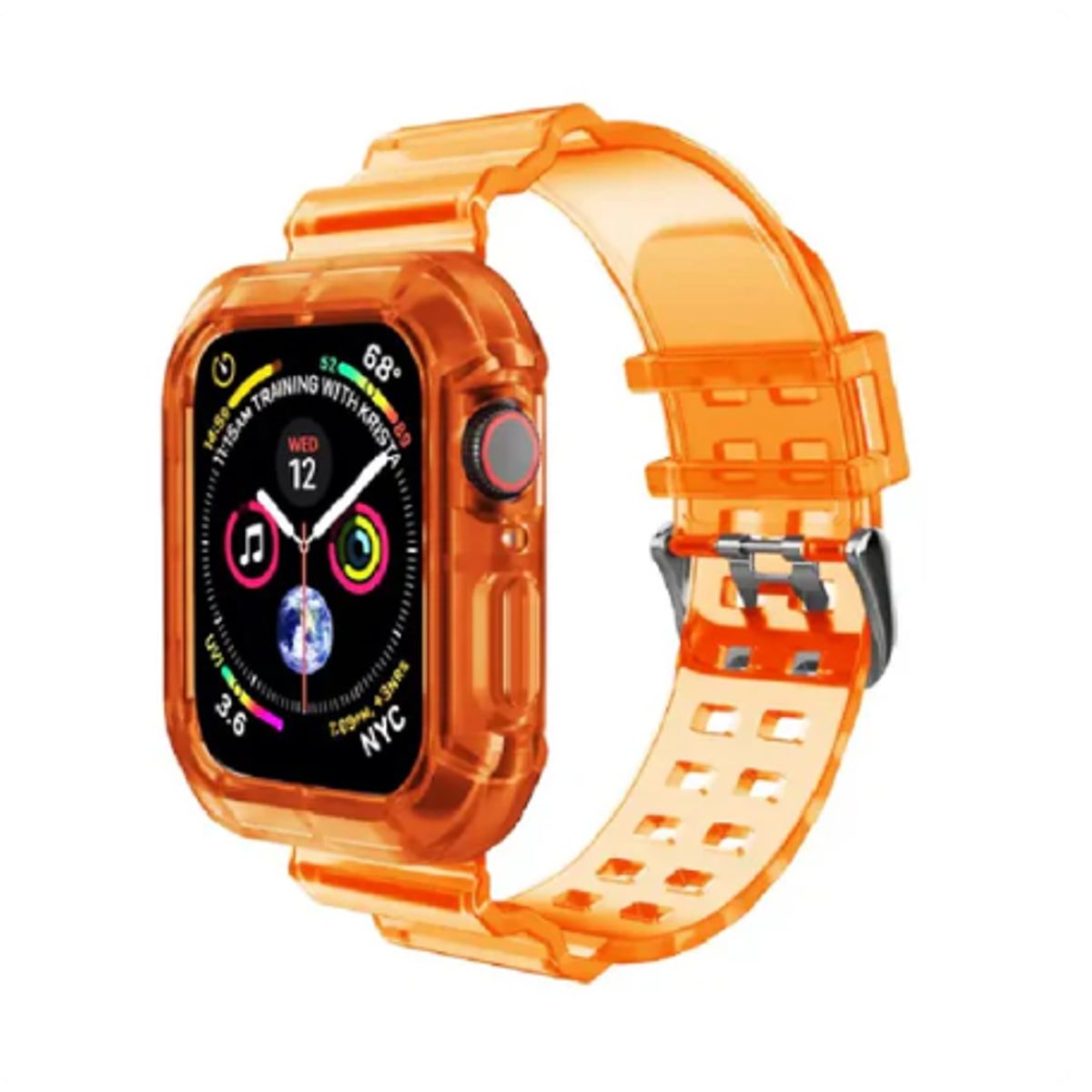 GENERICO - Correa TPU Completa para Apple Watch 41mm - Orange