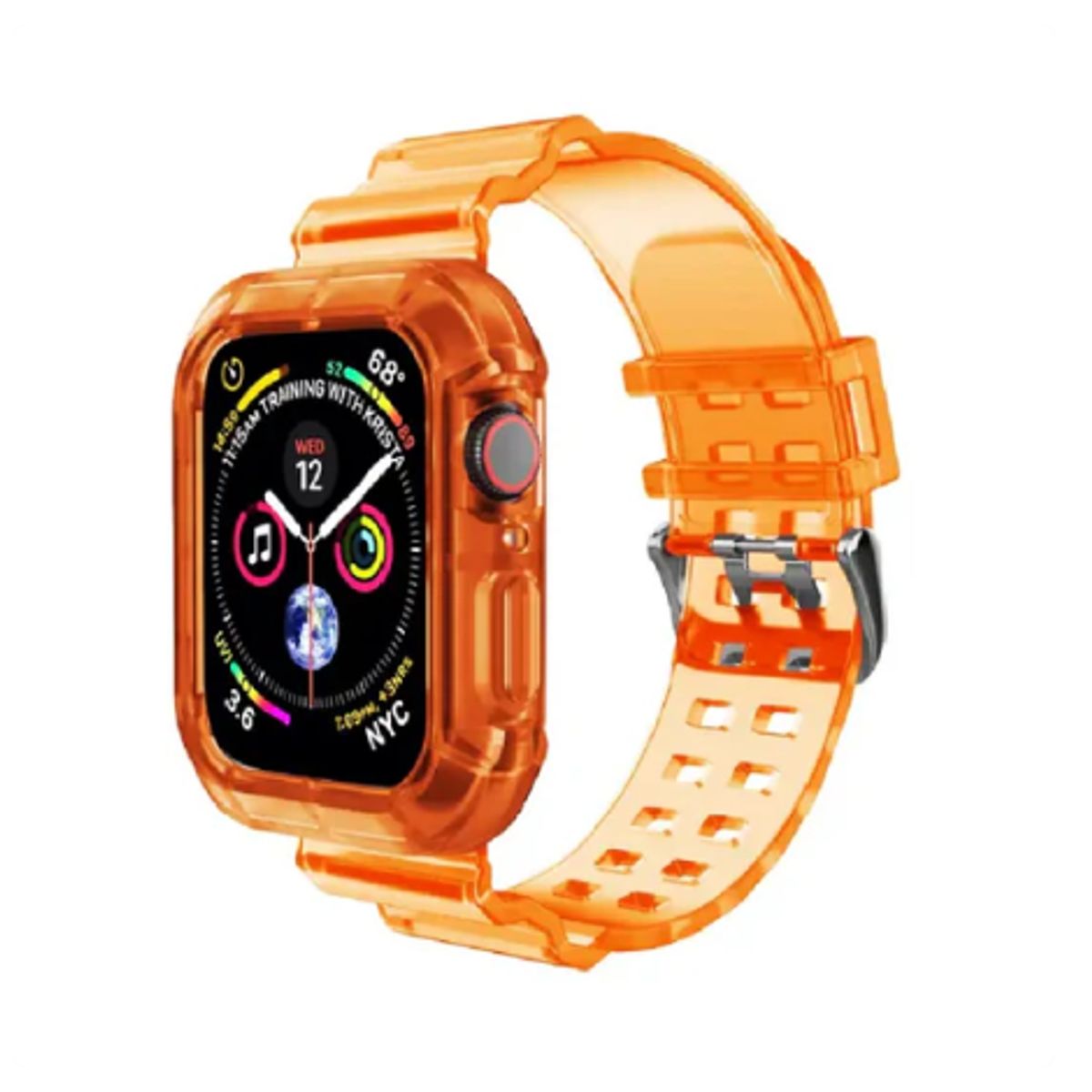 GENERICO - Correa TPU Completa para Apple Watch 41mm - Orange