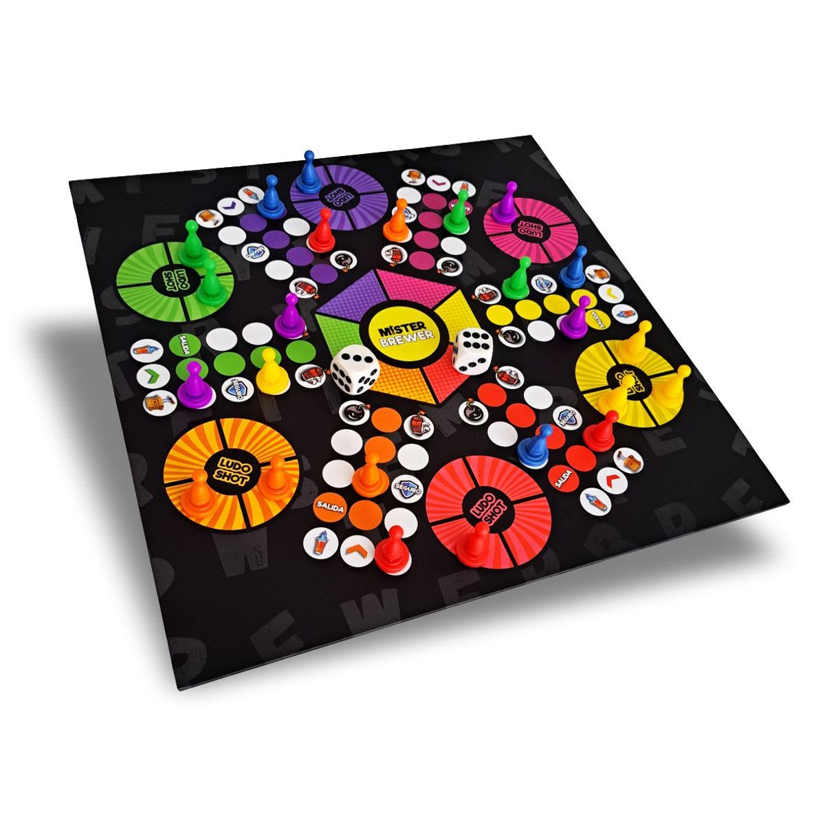 MR BREWER - LUDO PARA 6 JUGADORES + LUDO SHOT -  - LUDO DRINK - PREVIAS