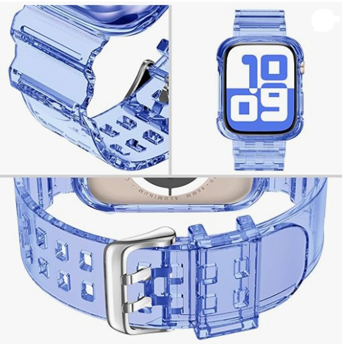 GENERICO - Correa TPU Completa para Apple Watch 45mm - Azul