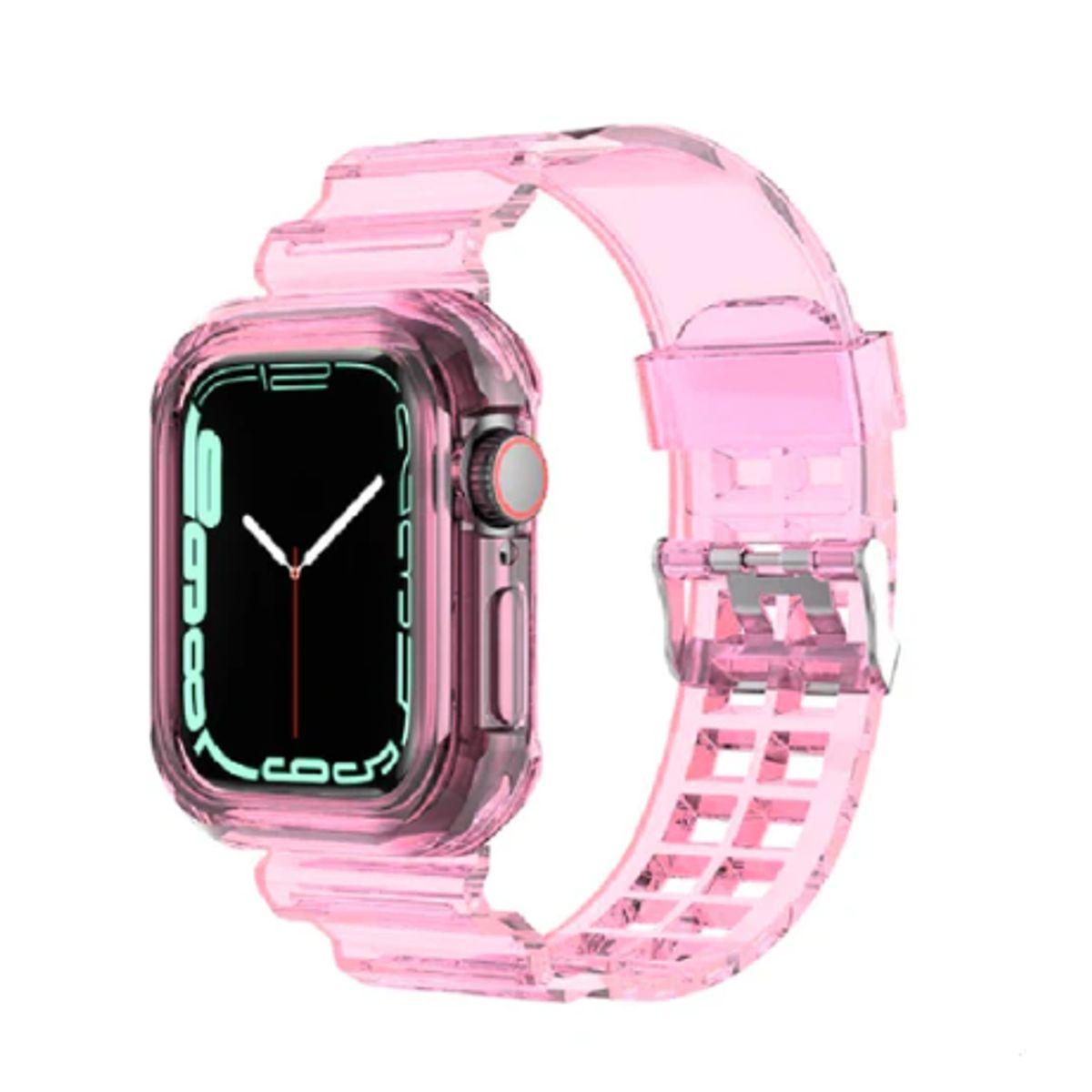 GENERICO - Correa TPU Completa para Apple Watch 42mm - Rosado