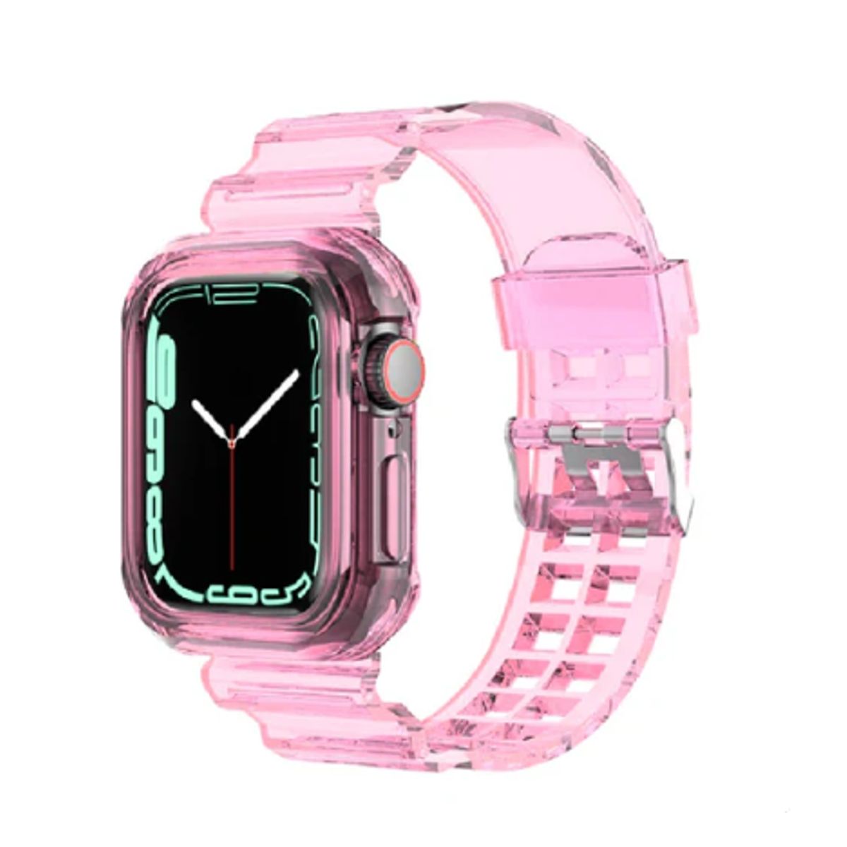 GENERICO - Correa TPU Completa para Apple Watch 42mm - Rosado