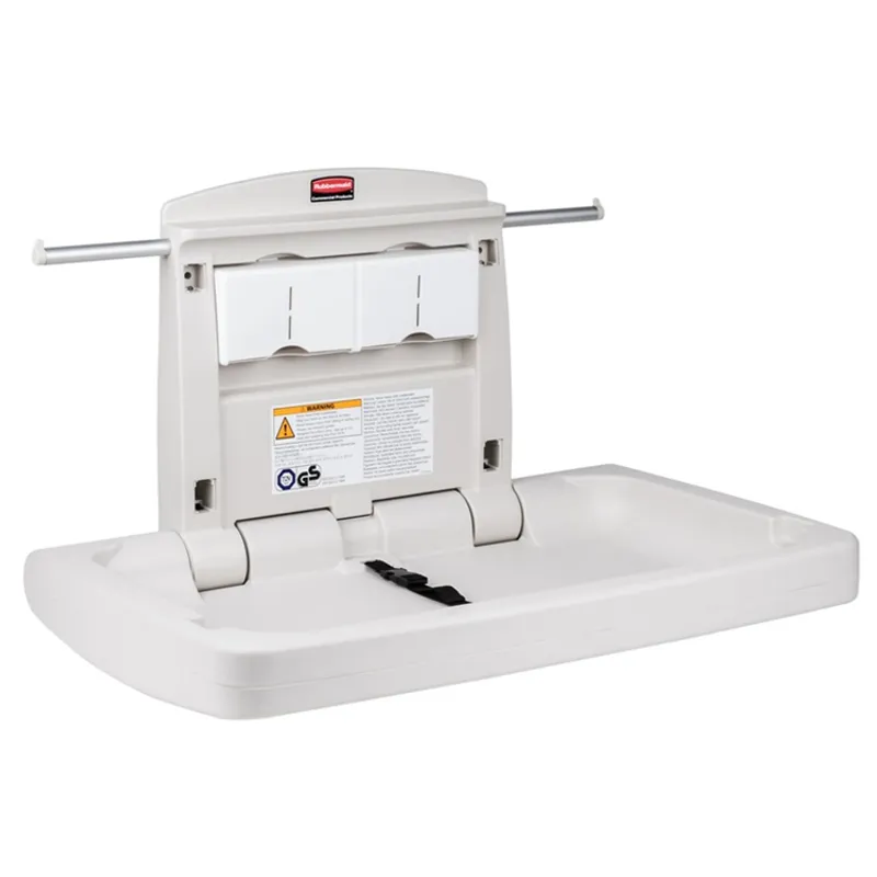 RUBBERMAID - Cambiador Mudador De Bebé Horizontal Color Platino