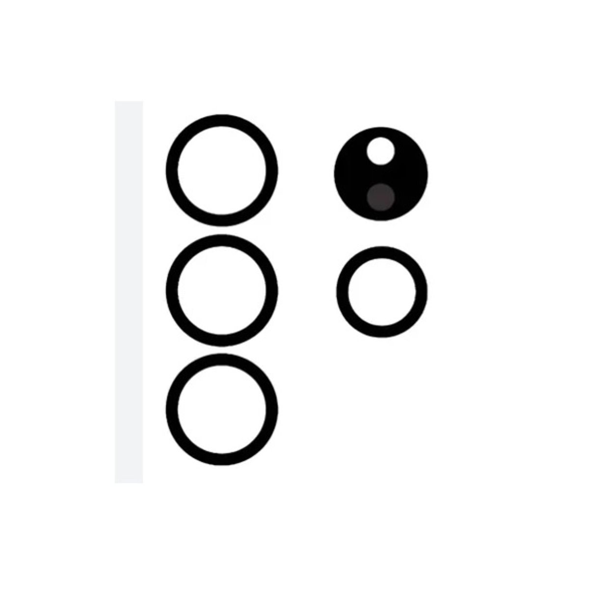 GENERICO - Repuesto lente Vidrio de cámara Samsung S25 Ultra