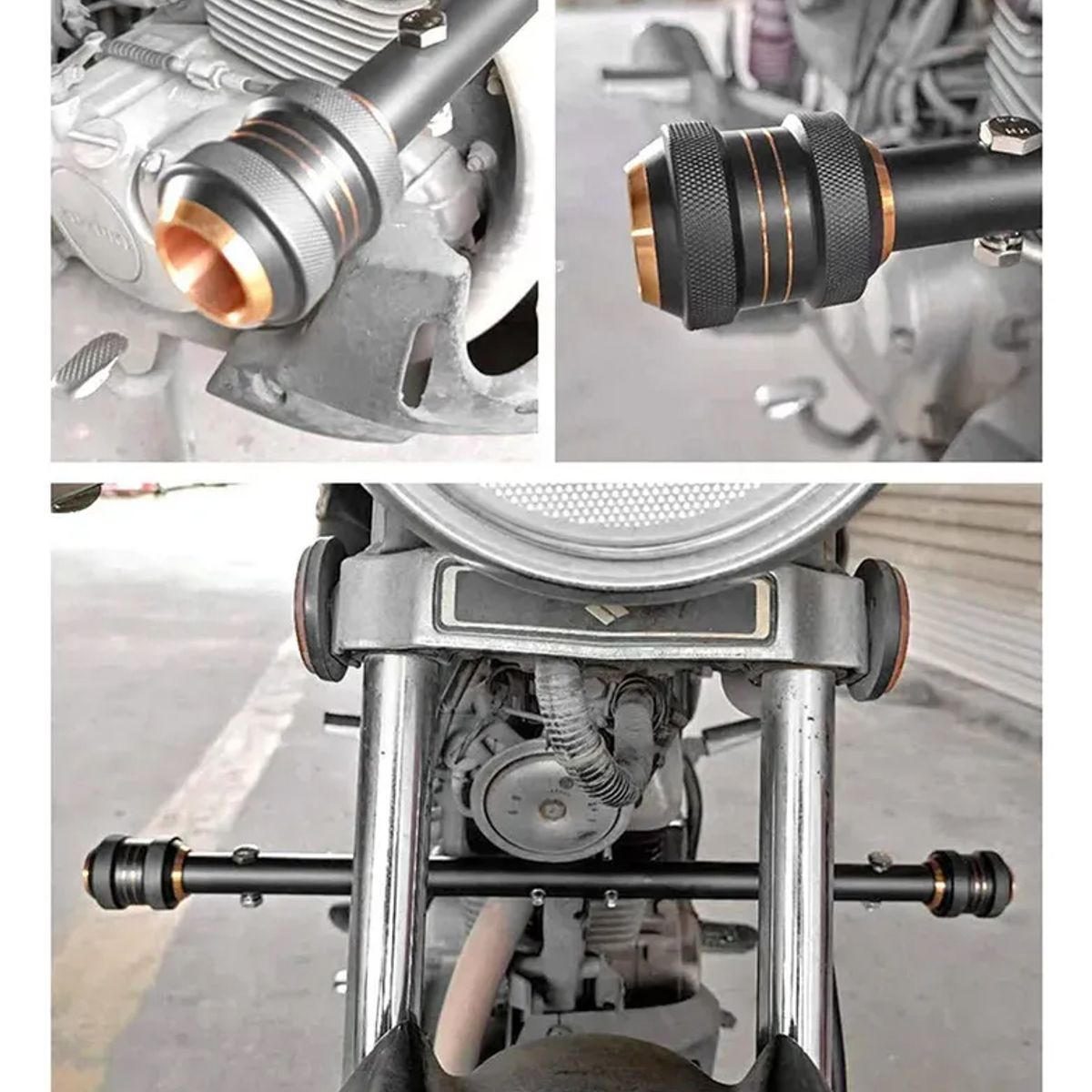 GENERICO - Barra De Protección Anti Caída Slider Para Moto