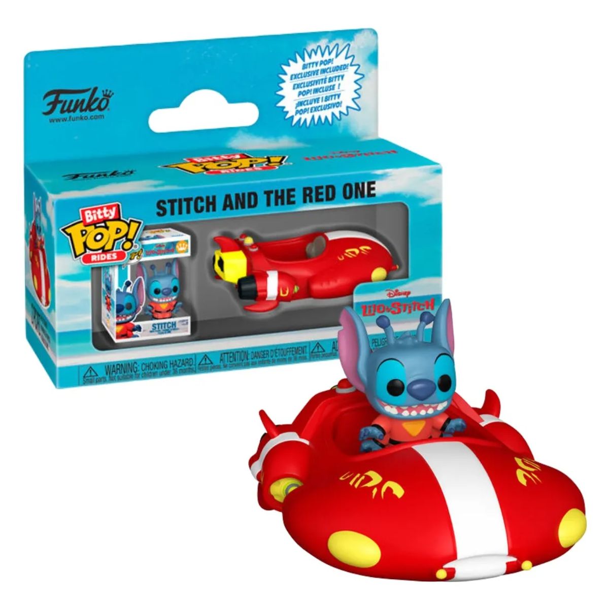 FUNKO - BITTY POP RIDES STITCH AND THE RED ONE - LILO Y STITCH