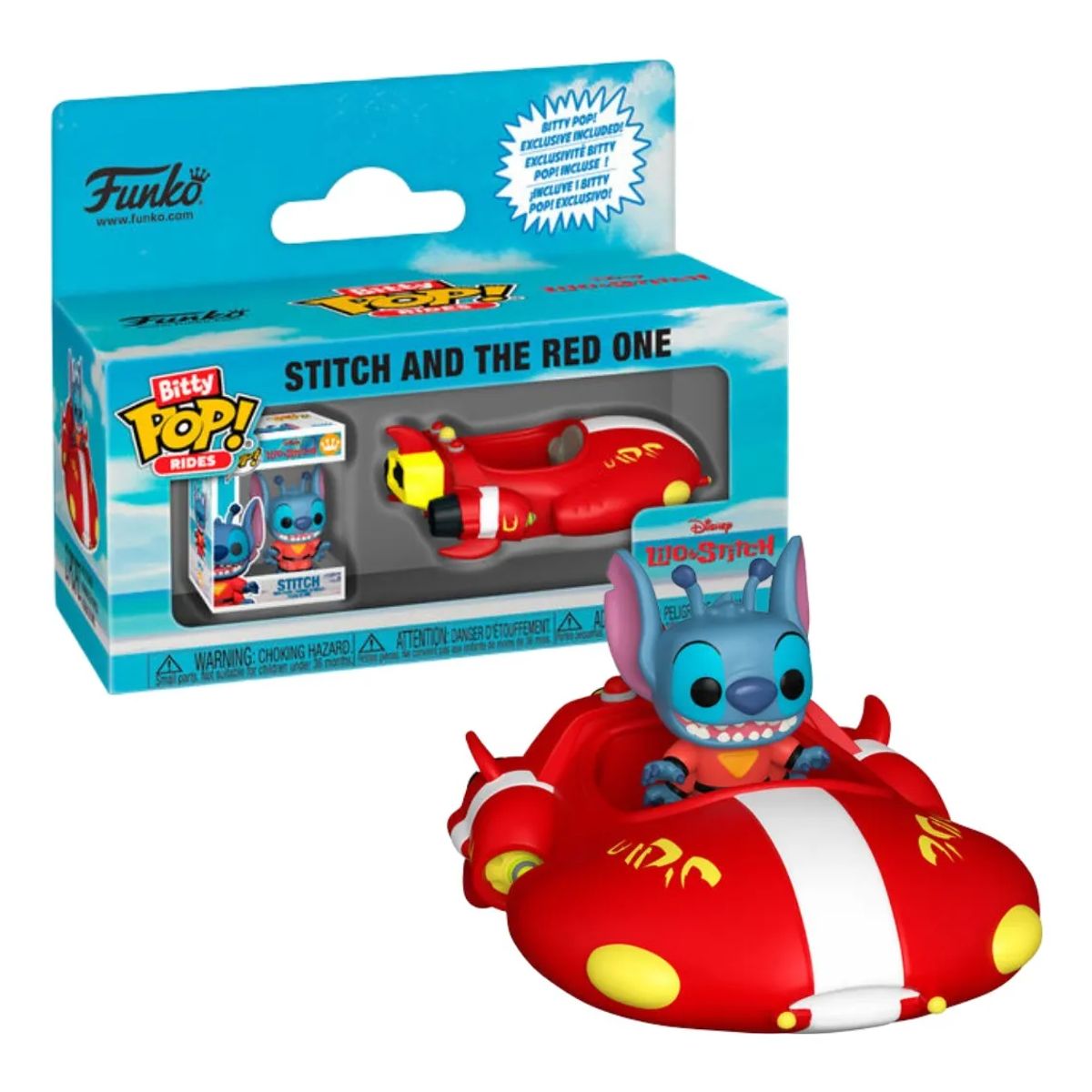 FUNKO - BITTY POP RIDES STITCH AND THE RED ONE - LILO Y STITCH